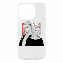 Чехол для iPhone 14 Pro Manjiro And Draken - PrintSalon