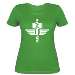 Женская футболка Manowar Logo - PrintSalon