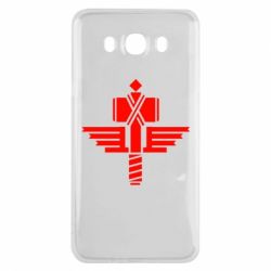 Чехол для Samsung J7 2016 Manowar Logo - PrintSalon