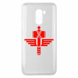 Чехол для Xiaomi Pocophone F1 Manowar Logo - PrintSalon