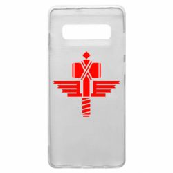 Чехол для Samsung S10+ Manowar Logo - PrintSalon