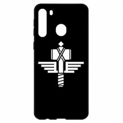 Чехол для Samsung A21 Manowar Logo - PrintSalon