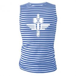 Майка-тельняшка Manowar Logo - PrintSalon