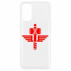 Чехол для Oppo Reno 4 Manowar Logo - PrintSalon