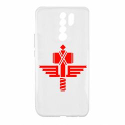 Чехол для Xiaomi Redmi 9 Manowar Logo - PrintSalon