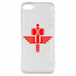Чехол для iPhone5/5S/SE Manowar Logo - PrintSalon