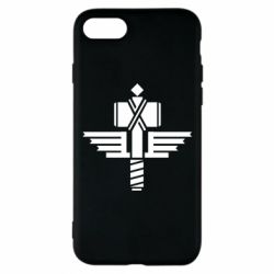 Чехол для iPhone 8 Manowar Logo - PrintSalon