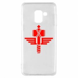 Чехол для Samsung A8 2018 Manowar Logo - PrintSalon