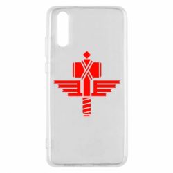 Чехол для Huawei P20 Manowar Logo - PrintSalon