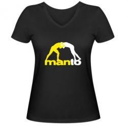 Женская футболка с V-образным вырезом Manto - PrintSalon