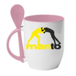 Чашка с ложкой Manto - PrintSalon