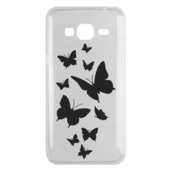 Чехол для Samsung J3 2016 Many butterflies - PrintSalon