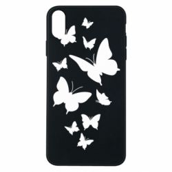 Чехол для iPhone Xs Max Many butterflies