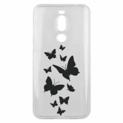 Чехол для Meizu X8 Many butterflies - PrintSalon