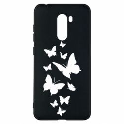 Чехол для Xiaomi Pocophone F1 Many butterflies - PrintSalon