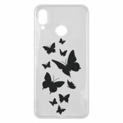 Чехол для Huawei P Smart Plus 2018 Many butterflies - PrintSalon