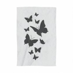 Полотенце с принтом Many butterflies - PrintSalon