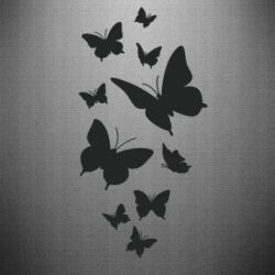 Наклейка Many butterflies - PrintSalon