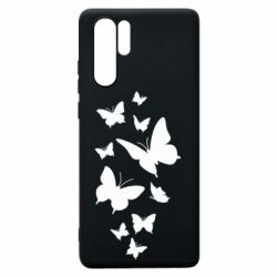Чехол для Huawei P30 Pro Many butterflies - PrintSalon
