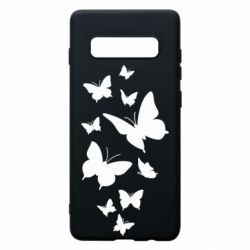 Чехол для Samsung S10+ Many butterflies - PrintSalon
