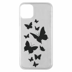 Чехол для iPhone 11 Pro Many butterflies - PrintSalon