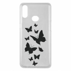 Чехол для Samsung A10s Many butterflies - PrintSalon