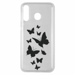 Чехол для Samsung M30 Many butterflies - PrintSalon