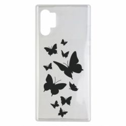 Чехол для Samsung Note 10 Plus Many butterflies - PrintSalon