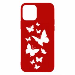 Чехол для iPhone 12 Many butterflies - PrintSalon