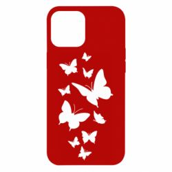 Чехол для iPhone 12 Pro Max Many butterflies - PrintSalon
