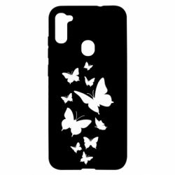 Чехол для Samsung A11/M11 Many butterflies - PrintSalon