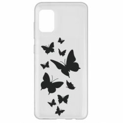 Чохол для Samsung A31 Many butterflies