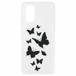 Чехол для Samsung A32 4G Many butterflies - PrintSalon