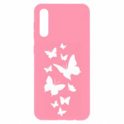 Чехол для Samsung A50 Many butterflies - PrintSalon