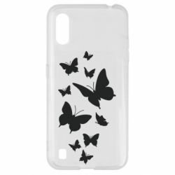 Чехол для Samsung A01/M01 Many butterflies - PrintSalon