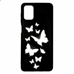 Чехол для Samsung M51 Many butterflies