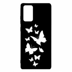 Чехол для Samsung Note 20 Many butterflies - PrintSalon