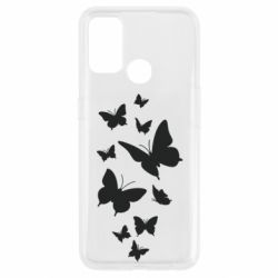 Чехол для Oppo A53/A32/A33 Many butterflies - PrintSalon