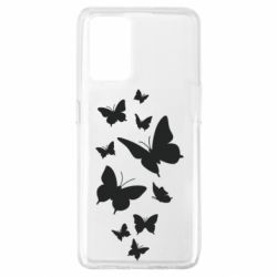 Чехол для Oppo A74 4G Many butterflies - PrintSalon