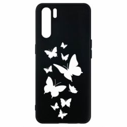Чехол для Oppo A91/Reno3 Many butterflies - PrintSalon