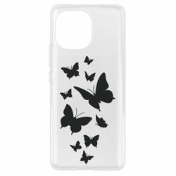 Чехол для Xiaomi Mi11 Many butterflies - PrintSalon