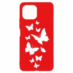 Чехол для Xiaomi Mi11 Lite Many butterflies - PrintSalon