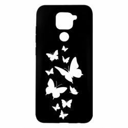 Чехол для Xiaomi Redmi Note 9/Redmi 10X Many butterflies - PrintSalon