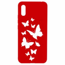 Чехол для Xiaomi Redmi 9a Many butterflies - PrintSalon