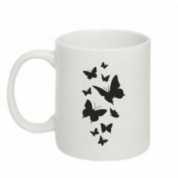 Чашка 320ml Many butterflies
