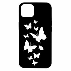 Чехол для iPhone 14 Many butterflies - PrintSalon