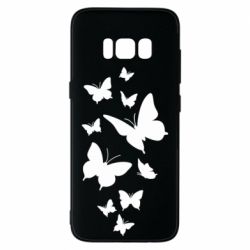 Чехол для Samsung S8 Many butterflies - PrintSalon