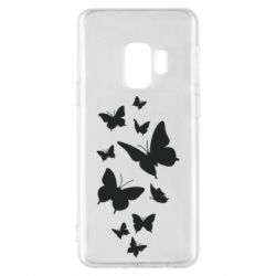 Чехол для Samsung S9 Many butterflies - PrintSalon