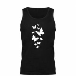 Мужская майка Many butterflies - PrintSalon