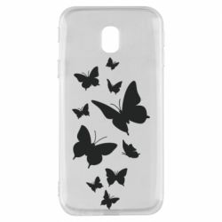 Чехол для Samsung J3 2017 Many butterflies - PrintSalon